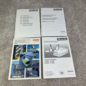 Miele Vacuum Cleaner Operating instructions